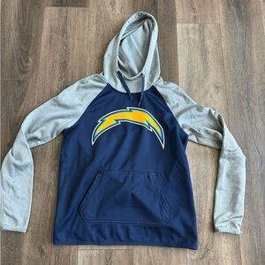 NFL Nike Chargers Hooded Sweatshirt.  Men’s size small.  Great used condition!